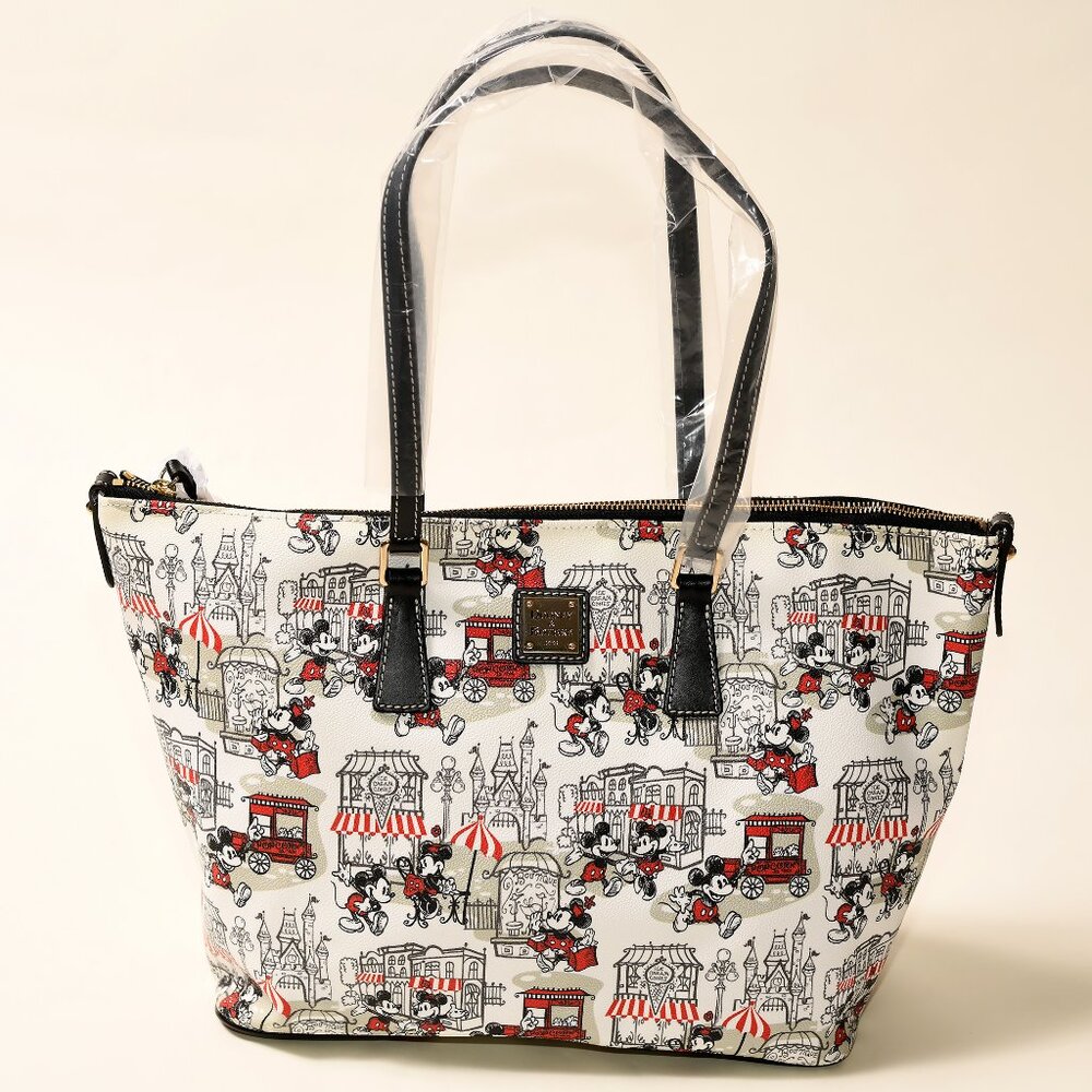 Dooney & Bourke Disney Parks Downtown Mickey Shopper Tote NWT Exclusive